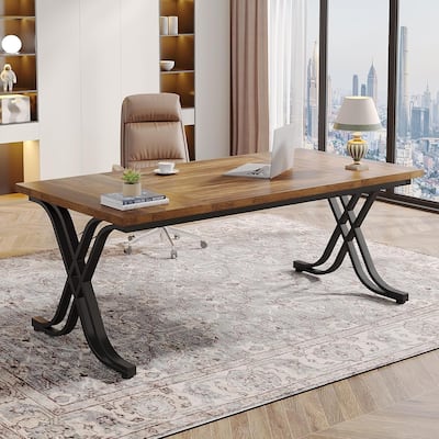 63 Inches Computer Desk Home Office Desk Study Writing Table