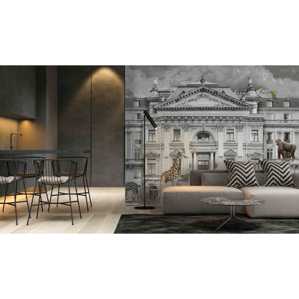 Zoo Animals Urban Safari Wallpaper Mural