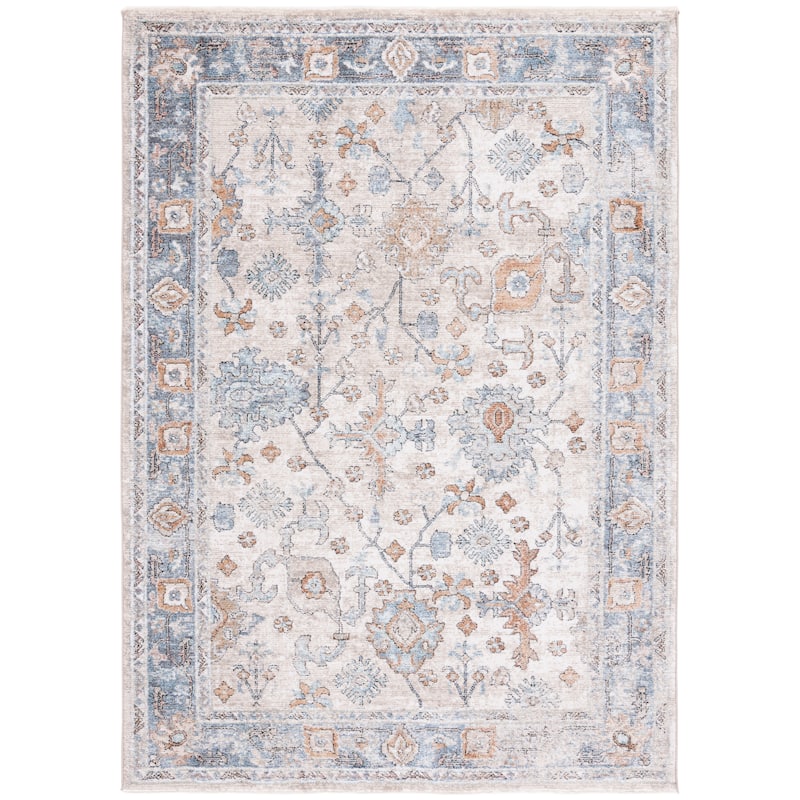 SAFAVIEH Jasmine Maura Vintage Rug - 5'3" x 7'7" - Ivory/Blue
