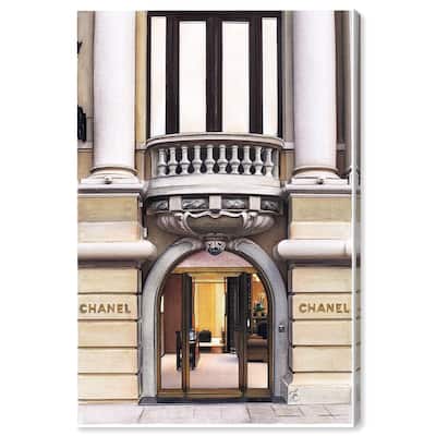 Expensive Store in Paris Canvas by Art Remedy, Gallery Wrapped