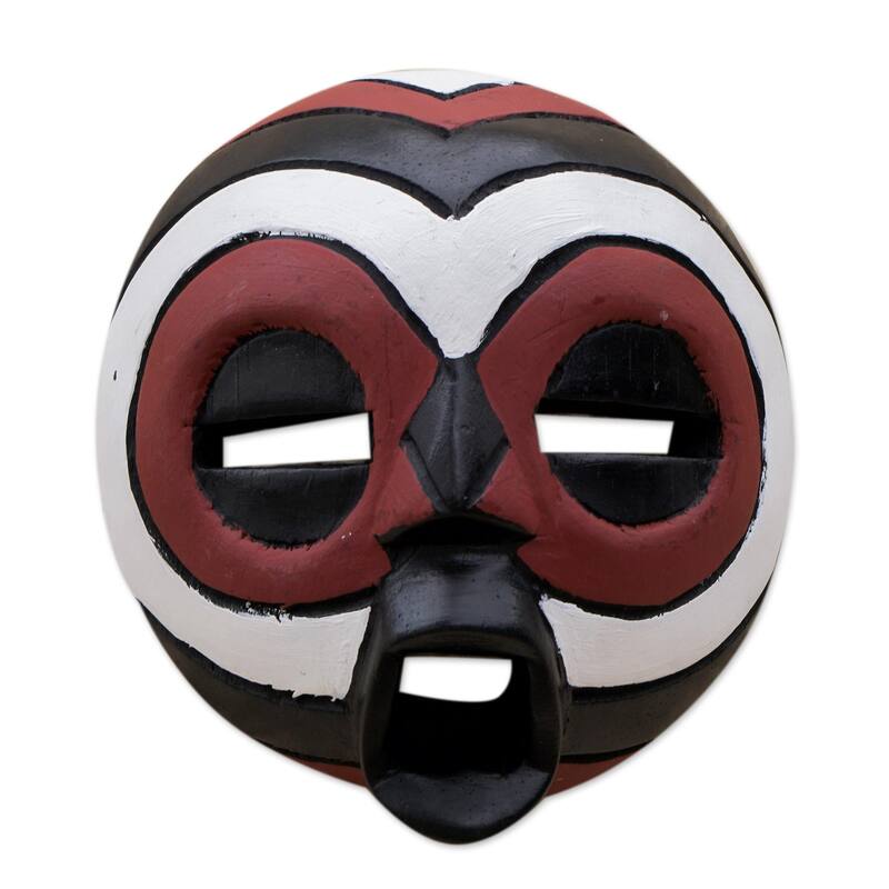 Novica Handmade Dagomba Festival African Wood Mask