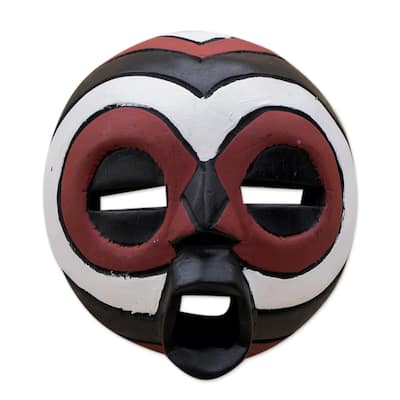 Novica Handmade Dagomba Festival African Wood Mask