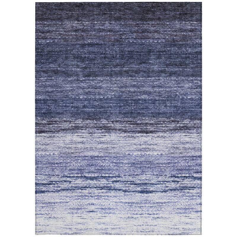 HomeRoots Ombre Transitional Rectangle Outdoor Rug