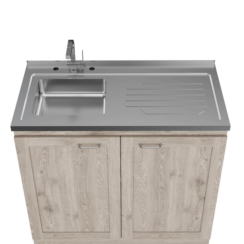 FM Furniture Perseus Cabinet Set, Two Parts Set