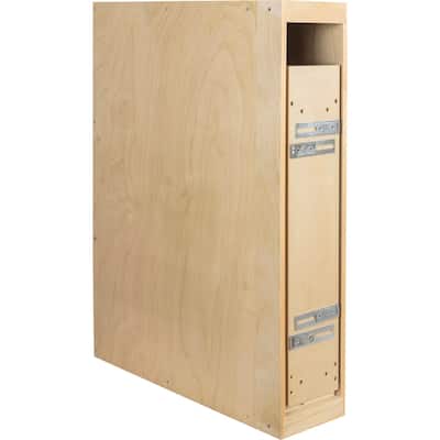 Hardware Resources 6" Wide Base Cabinet Pull Out Filler with Soft