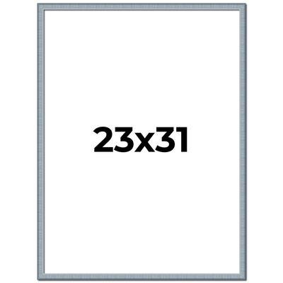 23x31 Frame Rustic Sky Blue Solid Wood Picture Frame | 0.75 Inch
