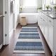 preview thumbnail 90 of 149, Machine Washable Indoor/ Outdoor Cabana Stripe Chantille Rug
