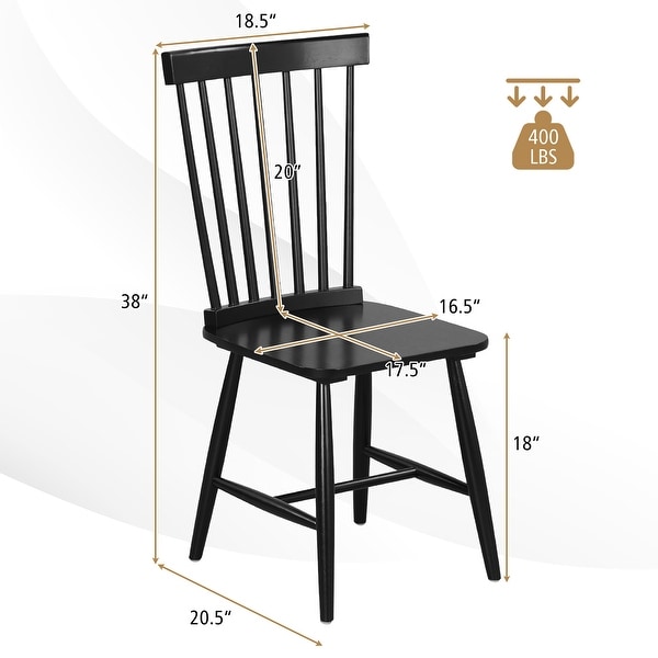 TON Windsor chair ③ Amish 9-Spindle Windsor Dining Chair - Solid Wood American Quality