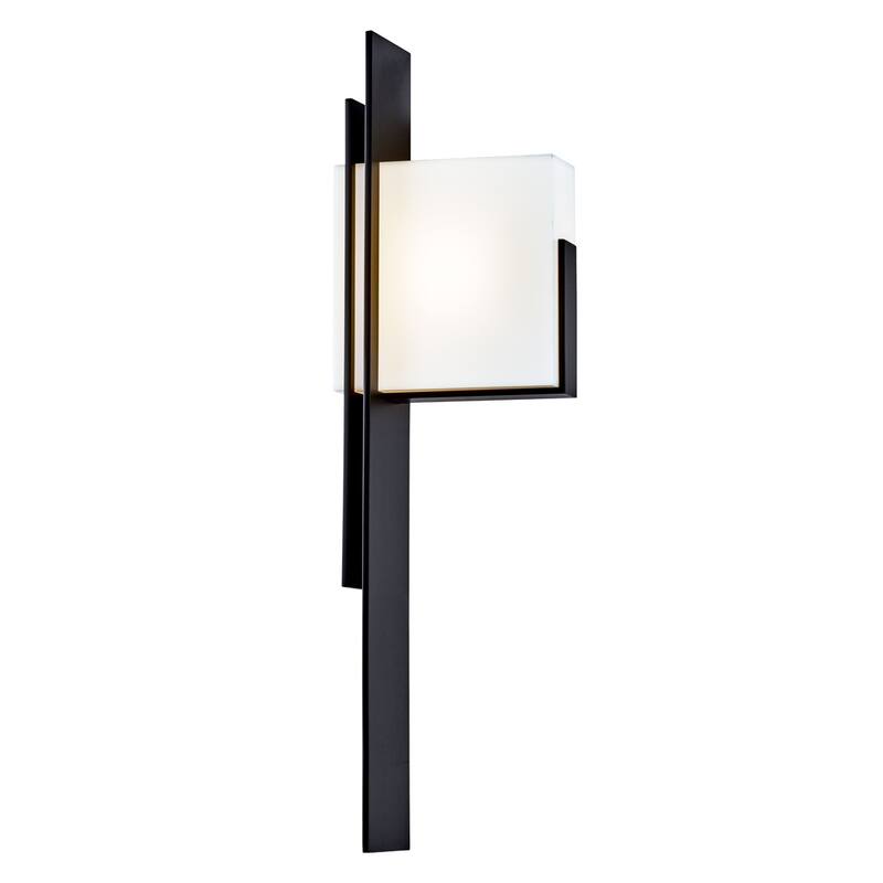 Elk Home Oak Park Matte Black 1 Light Outdoor Wall Sconce - Matte Black