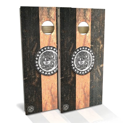 Missouri Flag Vintage Outdoor Cornhole Board Set