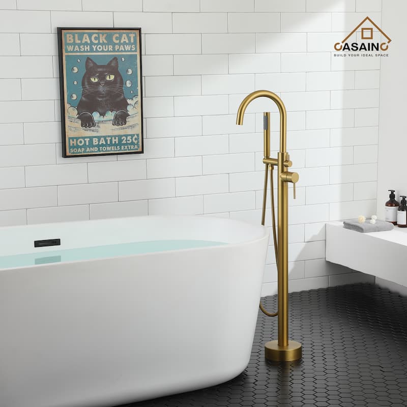 CASAINC 2-Function Free Standing Bathtub Faucet with CUPC Certification