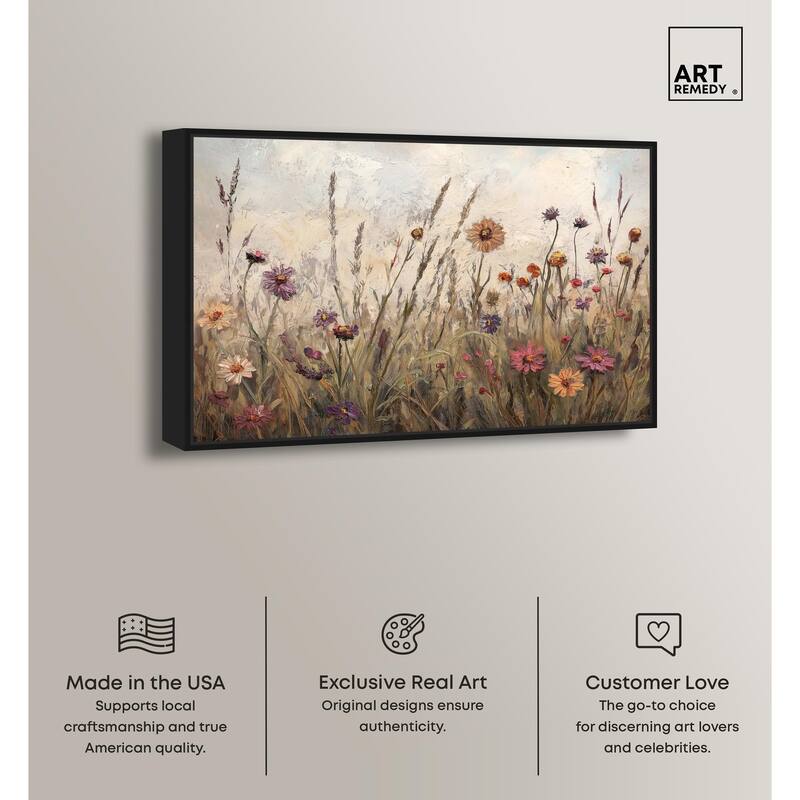 Vintage Blooms II Canvas by Art Remedy