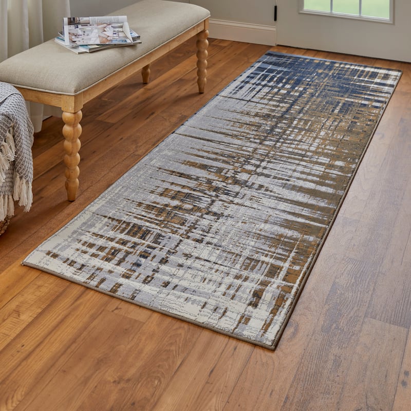 Grand Bazaar Takara Machine Made Abstract Modern Area Rug