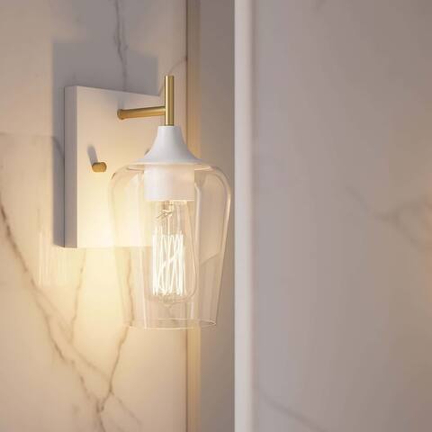 Acroma 1 - Light Steel Armed Sconce (Set of 2)-UL Certified