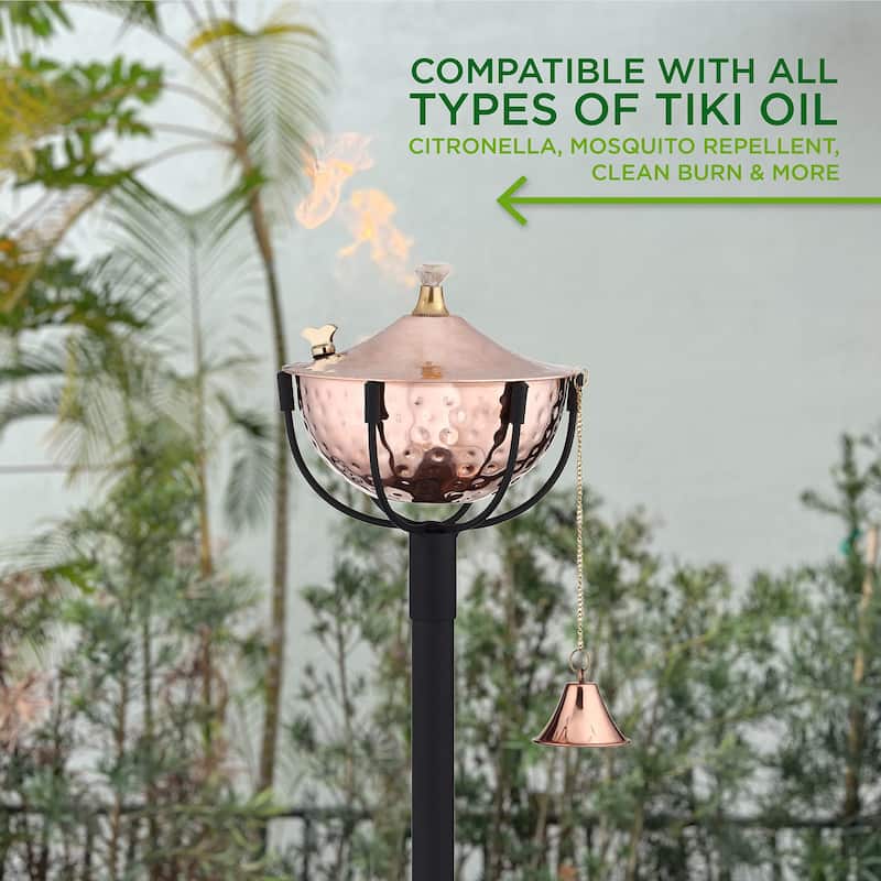 Maui Tiki Style Torch with 54" Pole