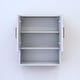 preview thumbnail 13 of 11, Meble Furniture Madera 07 Over the Toilet Cabinet (20"W x 24"H) - Modern Matte Finish Bathroom Storage