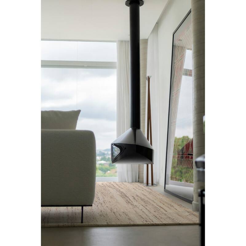 ECARPETGALLERY Hand-knotted Looma Ivory Wool Rug - 8'0 x 9'11