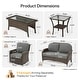 preview thumbnail 9 of 24, 5-Piece Outdoor Rattan Seating Set with Swivel Chairs & Coffee Table