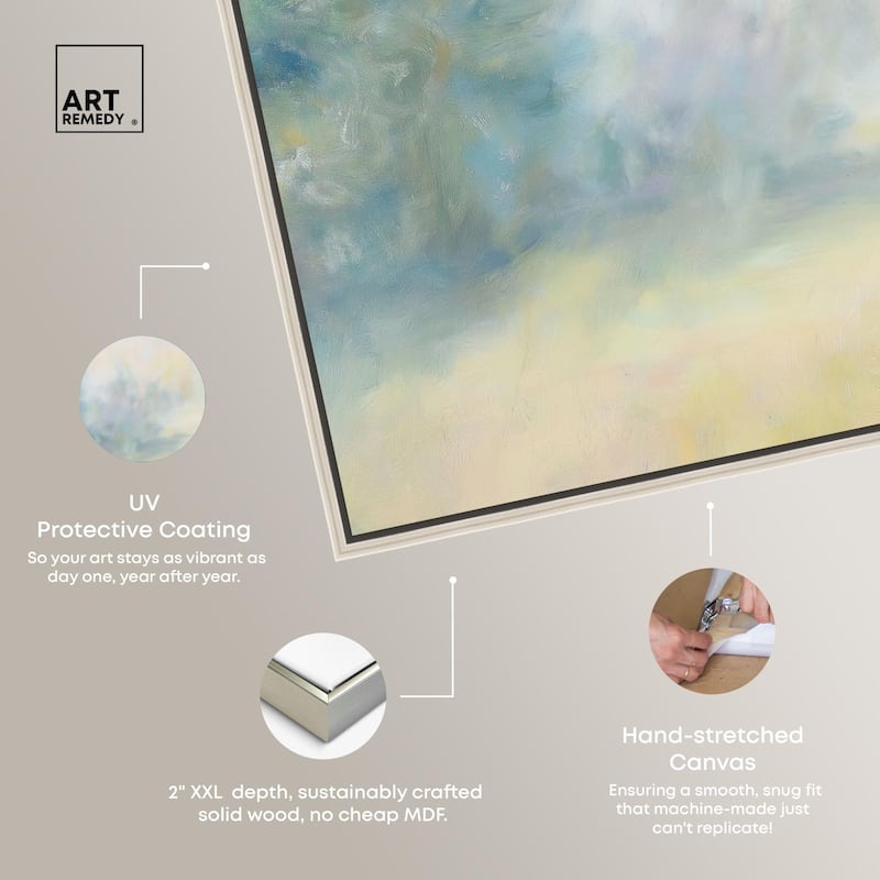 Faded Horizon I Canvas by Art Remedy