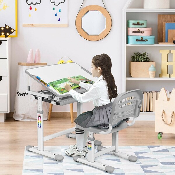children's computer desk and chair set