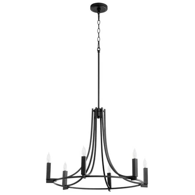 Quorum International 696-6 Olympus 6 Light 27" Wide Ring Chandelier