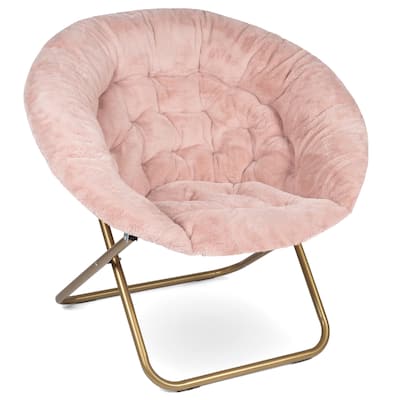 Milliard Cozy X-large Faux Fur Saucer Chair