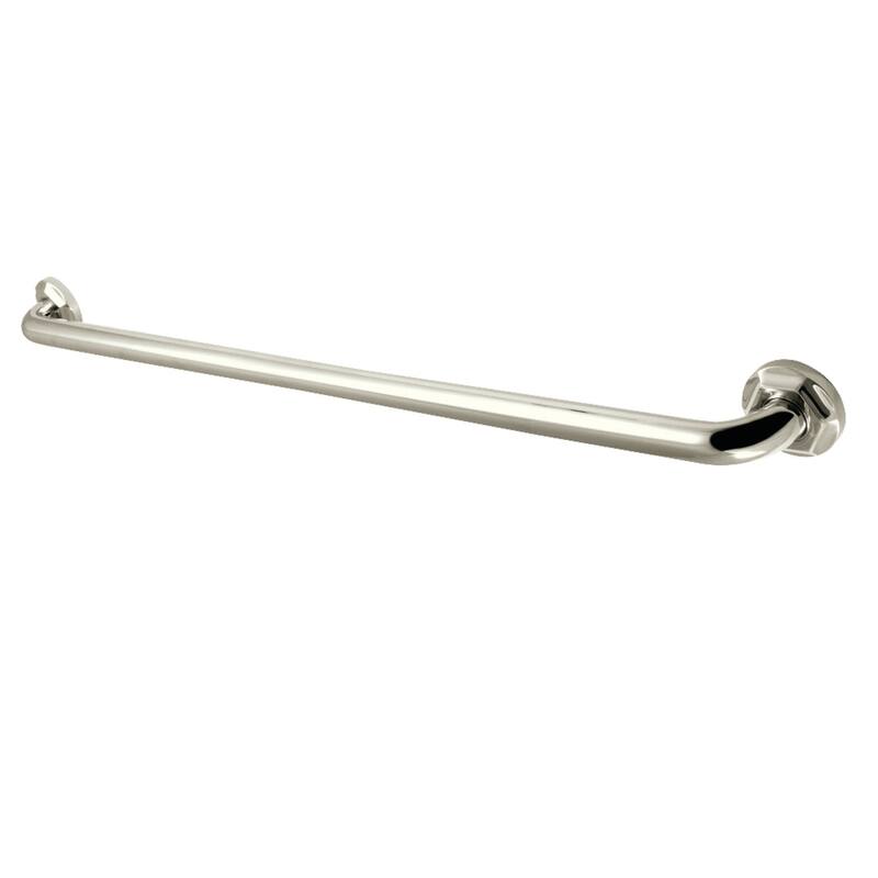 Kingston Brass Metropolitan 36-Inch x 1-1/4-Inch O.D Grab Bar - Polished Nickel
