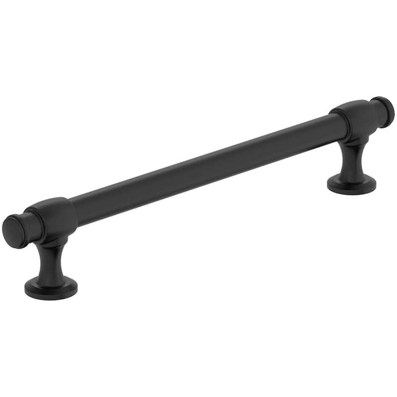 Amerock BP36771 Winsome 6-5/16" Center to Center Bar Cabinet Pull - Matte Black