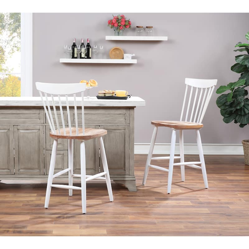 Eagle Ridge Traditional Counter Stool - White