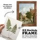 preview thumbnail 125 of 138, Nature Printed Ferns IX -Framed Print w/glass-Cherry Red
