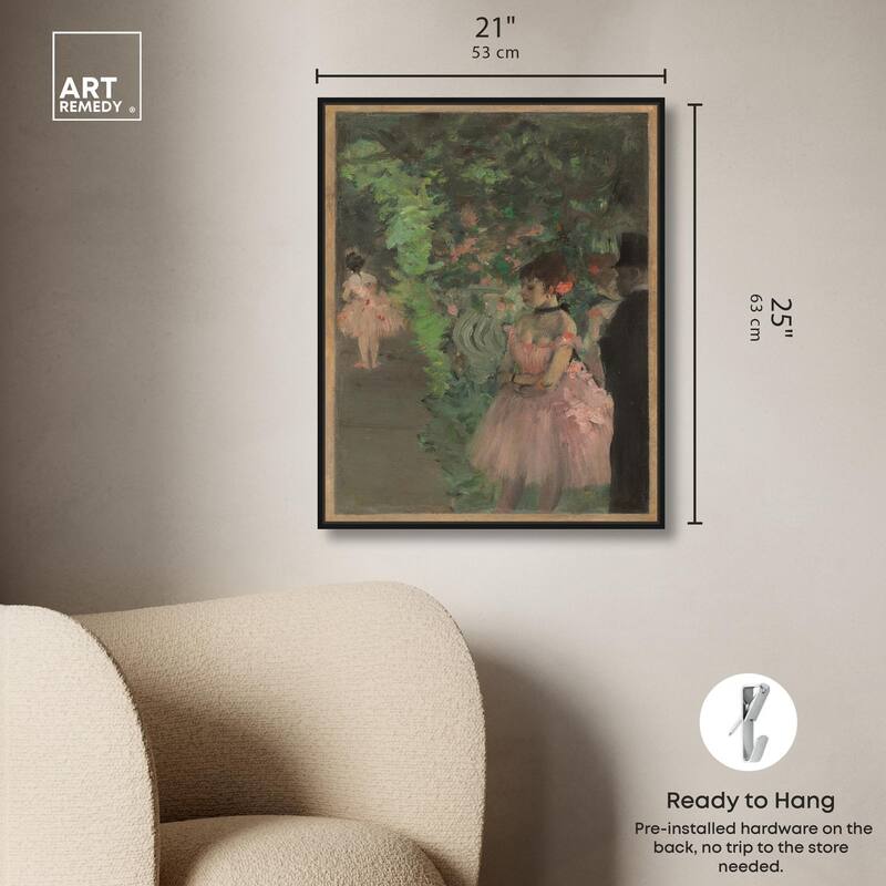 Dancers Backstage Canvas by Art Remedy