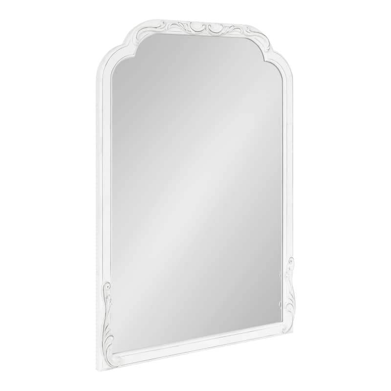 Kate and Laurel Fraimont Scallop Wall Mirror - 24x34 - 24x34 - White