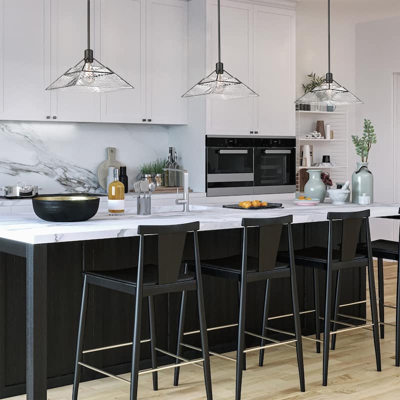 Golden Lighting Kepler 1-light Pendant in Matte Black - Matte Black