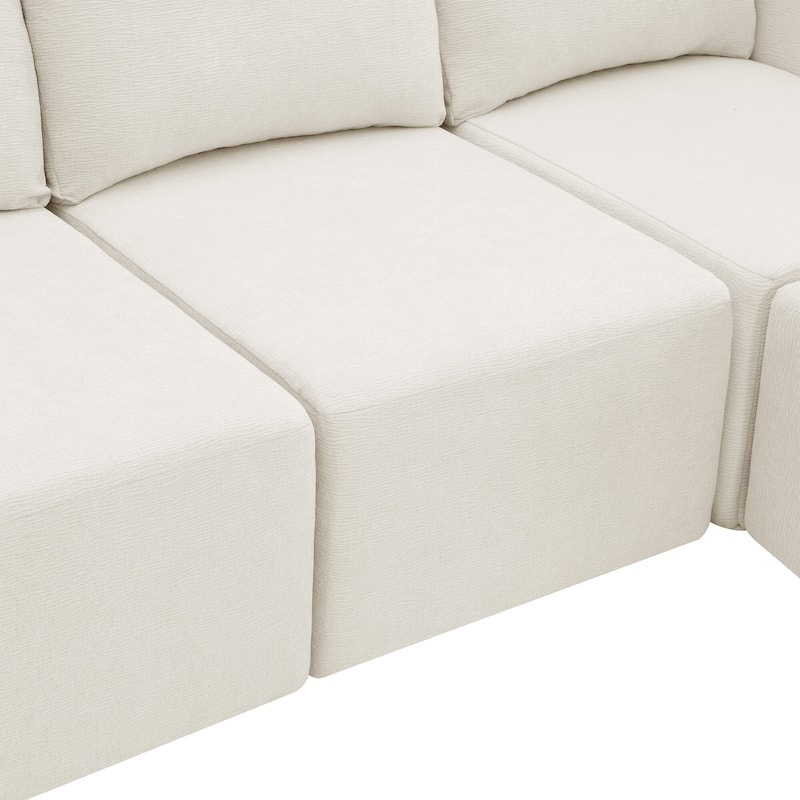 110"x72" Modular U-Shaped Sectional Sofa for Living Room & Bedroom
