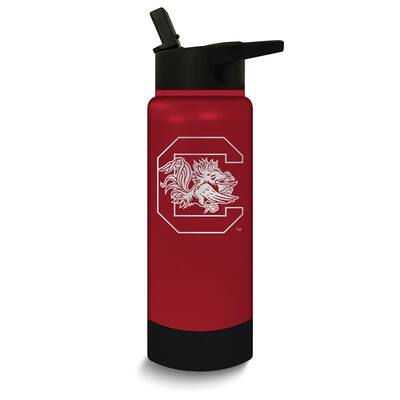 Collegiate University of South Carolina Stainless Steel Silicone Grip 24 Oz. Water Bottle