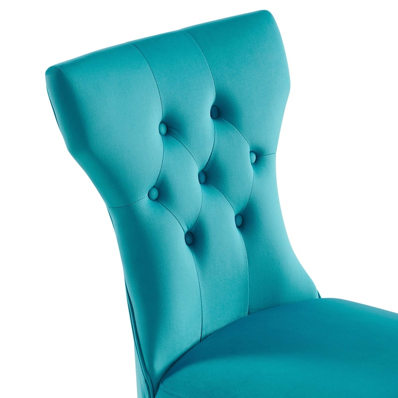 Silhouette Performance Velvet Dining Chairs - Set of 2 - N/A