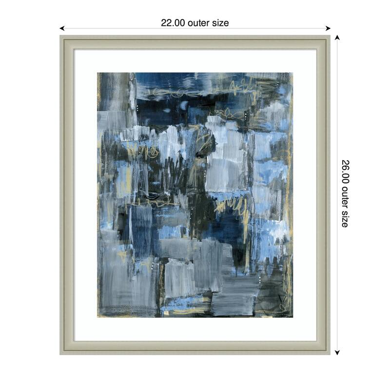 Kate and Laurel Framed Art Thunder Only Happens When its Raining by Leah Nadeau