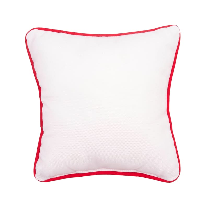 Dog Lake Pier Petite 8" x 8" Printed Throw Pillow