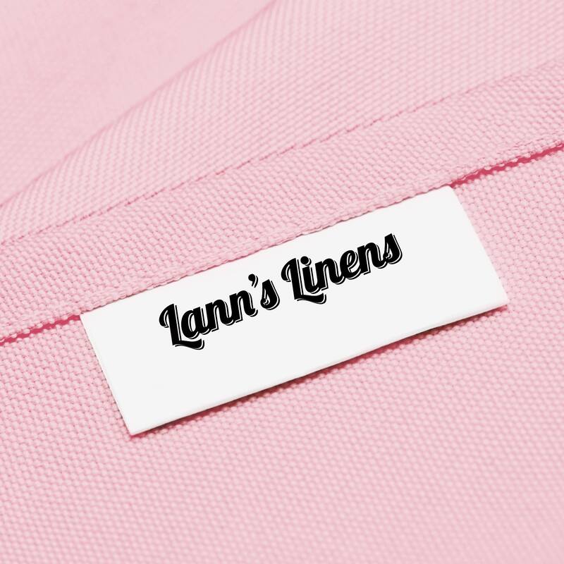 90 x 132in Rectangular Polyester Tablecloth Pink
