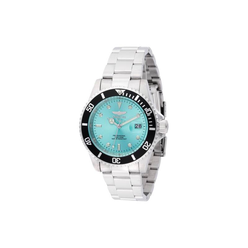 Invicta Men's 47356 Pro Diver Quartz 3 Hand Blue, Turquoise Dial Watch - Blue