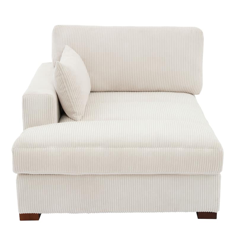 Left and Right Sectional Sofa Set Chaise Lounge Sofa Chair