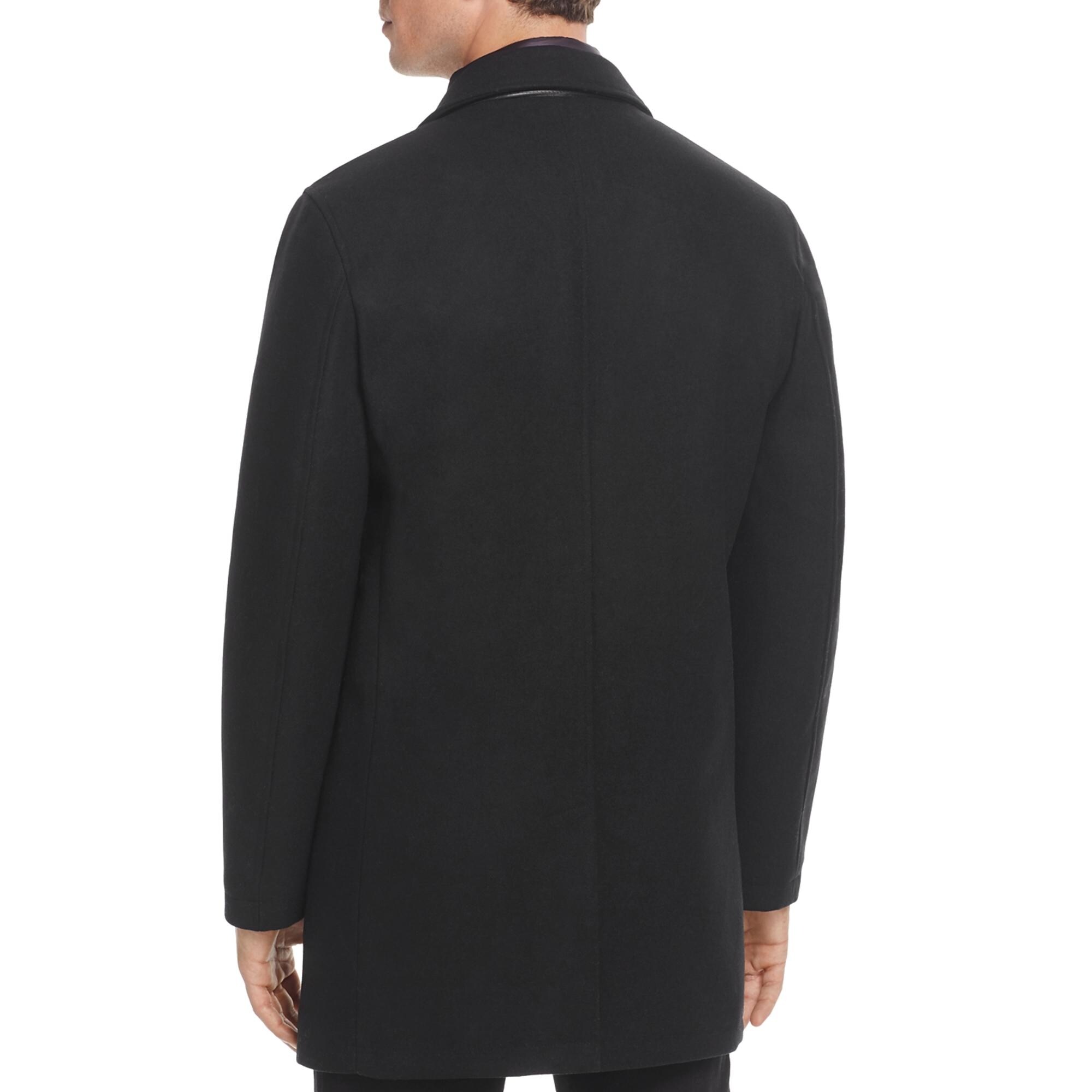 Shop Cole Haan Mens Car Coat Winter Wool Blend Overstock 29214268