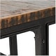 preview thumbnail 26 of 37, Brown Teak Wood Dining Table with Two, Four or Eight Attached Seats