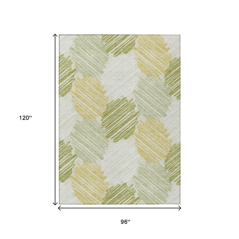HomeRoots Geometric Transitional Rectangle Outdoor Rug