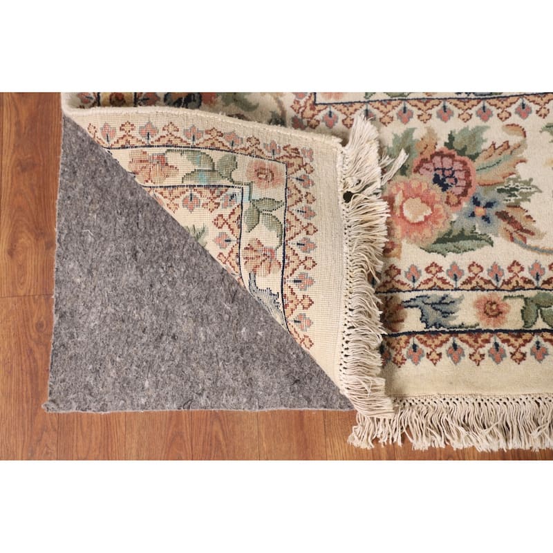 All-Over Floral Aubusson Chinese Area Rug Handmade Wool Carpet - 8'9"x 12'3"