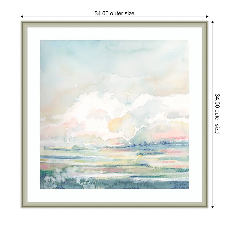 Kate and Laurel Framed Art Stillness by Julie Maida