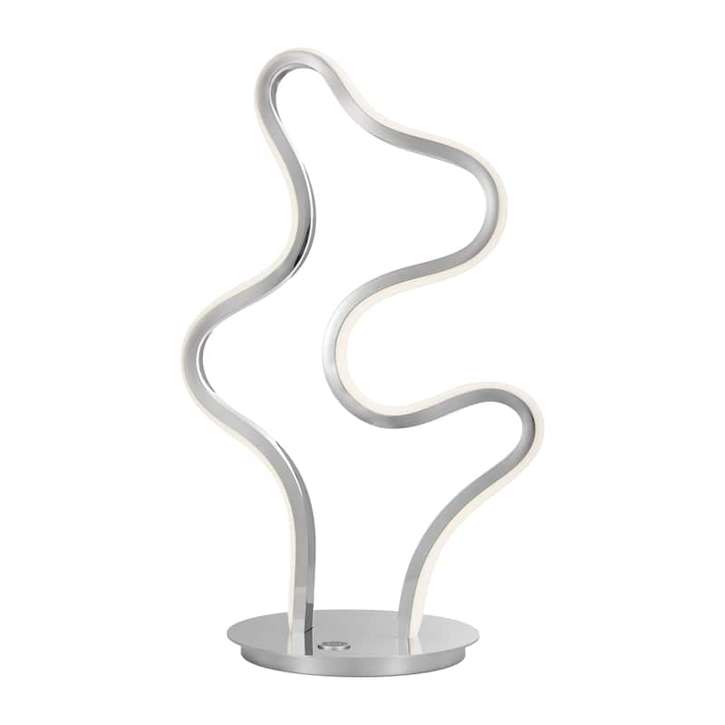 Romney Touch Dimmable Integrated LED Chrome Table Lamp