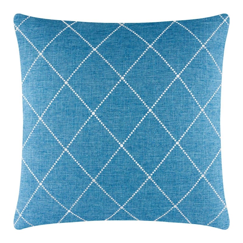Sparkles Home Atlas Rhinestone Pillow - 16x16 - Aqua