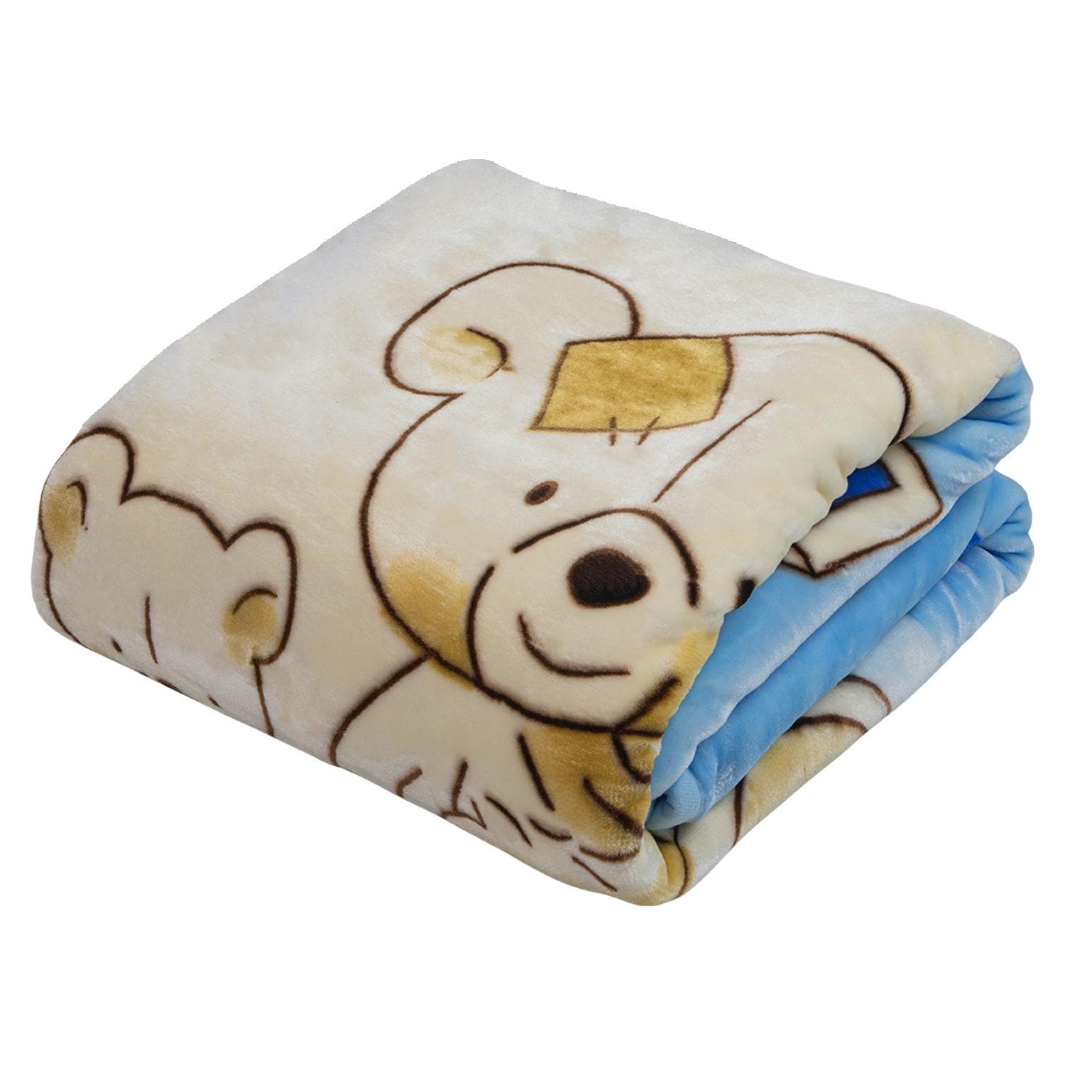 Hearth Harbor Ultra plush Thick Faux Mink Toddler Blanket On