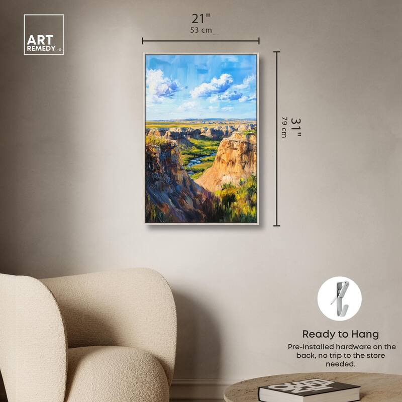 Rolling Hills and Sky II Canvas by Art Remedy